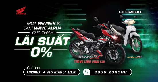 sắm Wave Alpha, Winner X thả ga