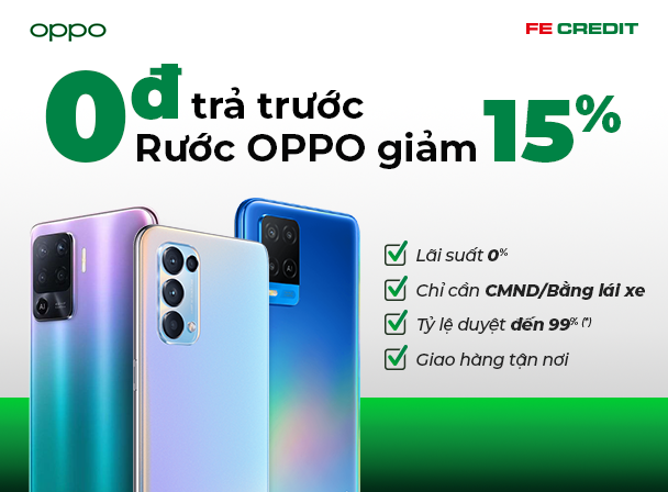 chương trình trả trước rước OPPO