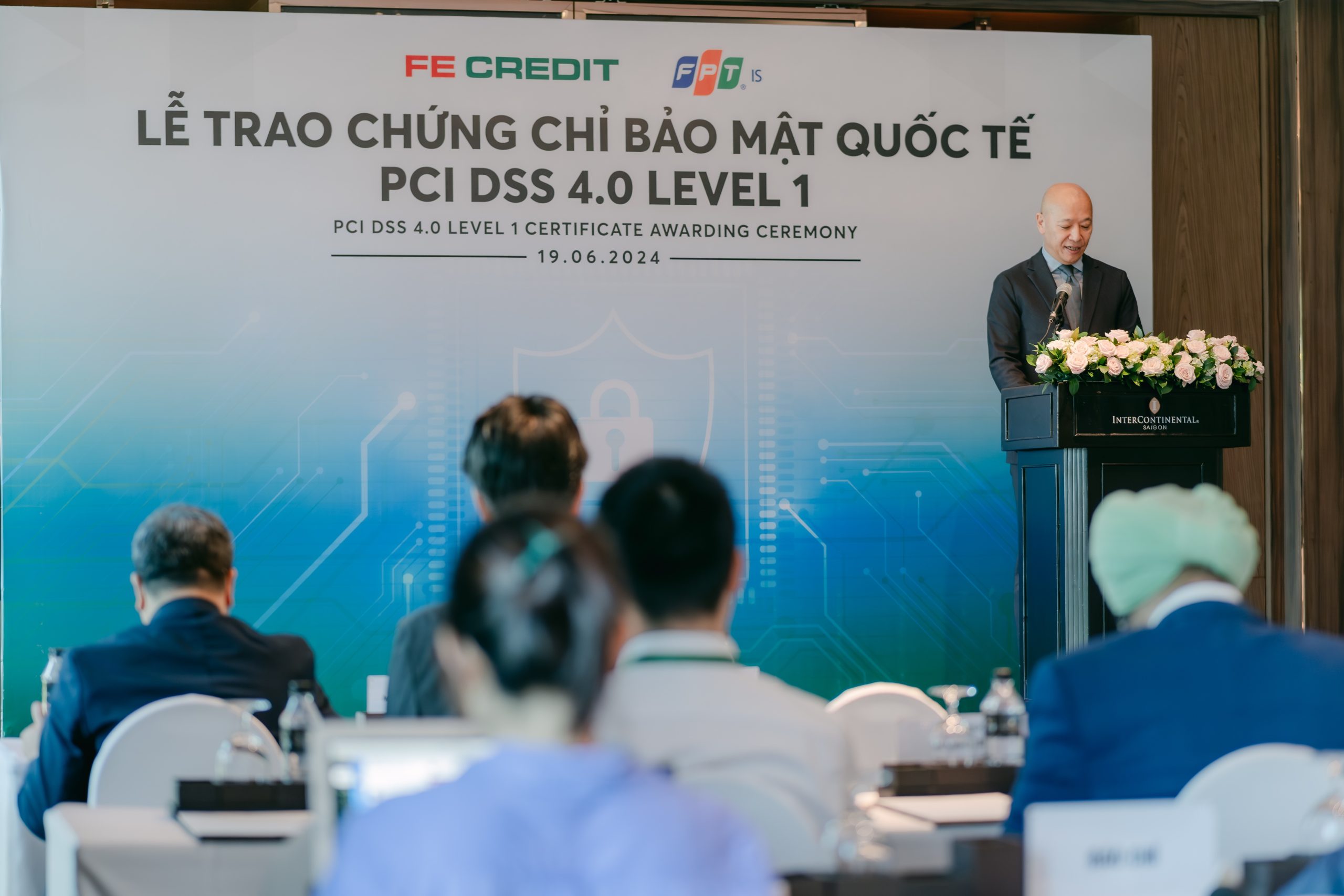Ông Yasuhiko Imai - Phó Chủ tịch Hội đồng Thành viên FE CREDIT phát biểu tại buổi lễ. Ảnh: FE CREDIT
